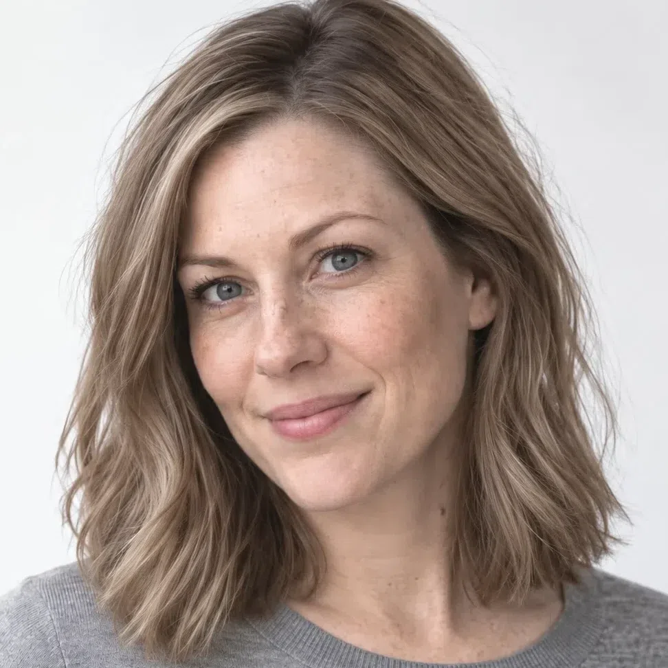 Ash light brown placed multi-tonally with fine lighter strands through the mid-lengths