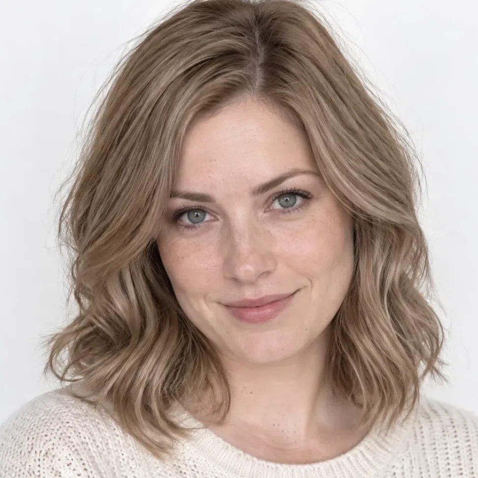 Level 7 natural hair color, a 7.0, on a Cool Summer woman