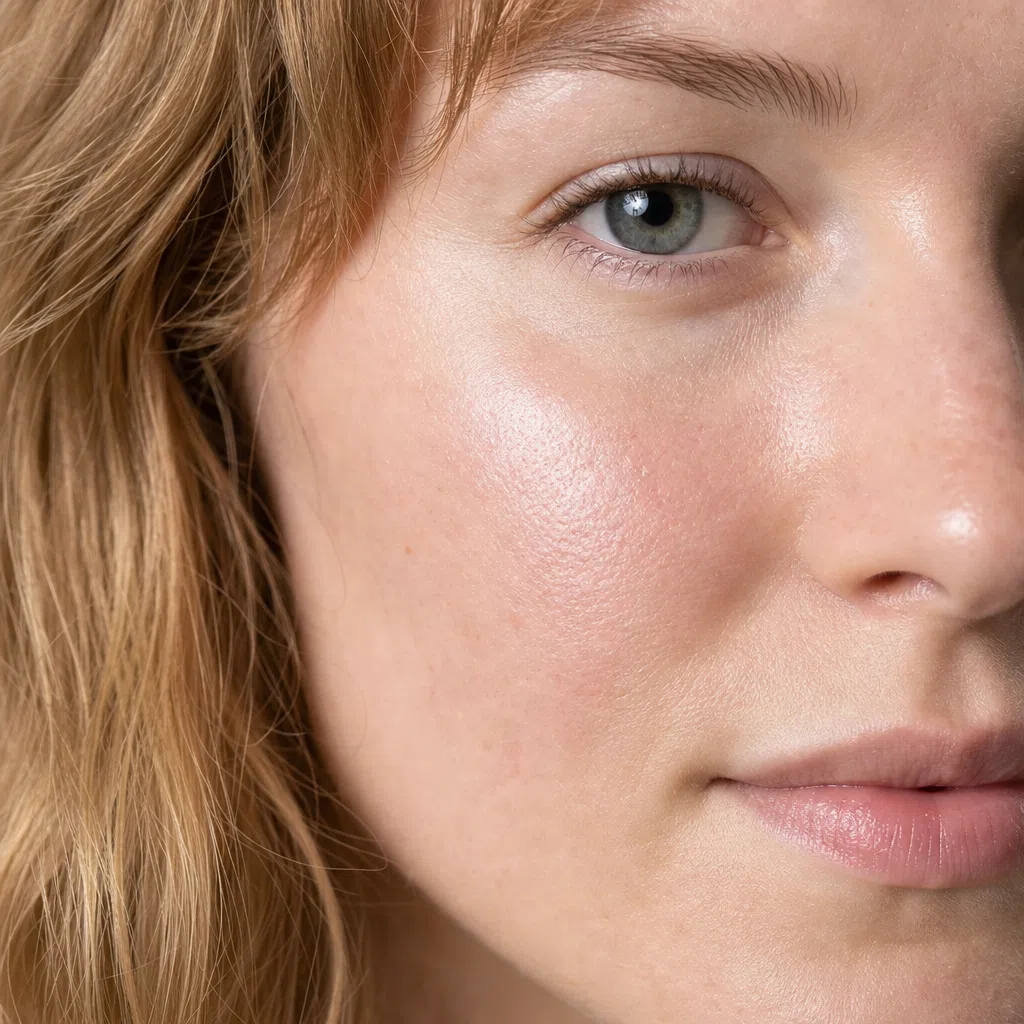 A skin-tone swatch, showing undertone