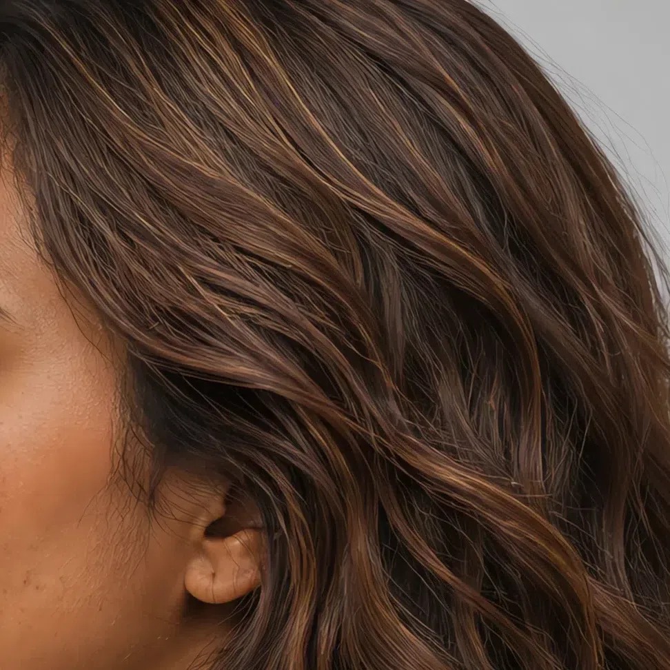 Hazelnut brown hair color for Soft Autumn
