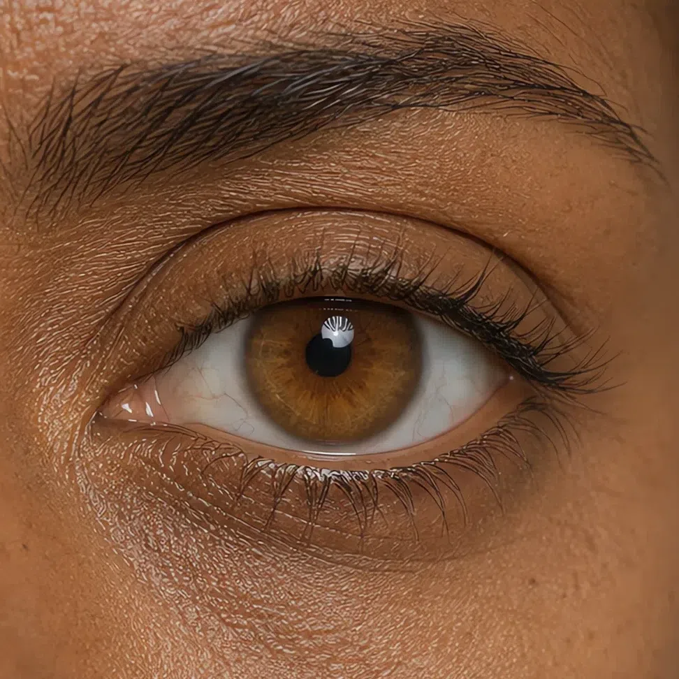 Amber-brown