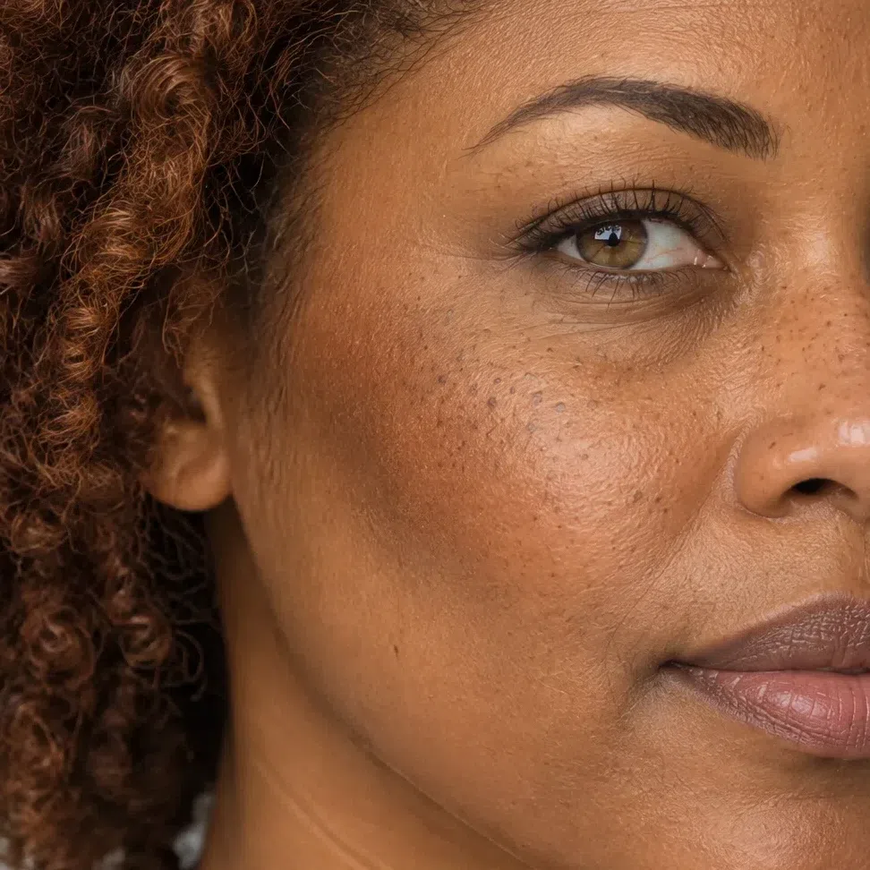 Deep warm bronze on a deep golden-brown Bright Spring complexion