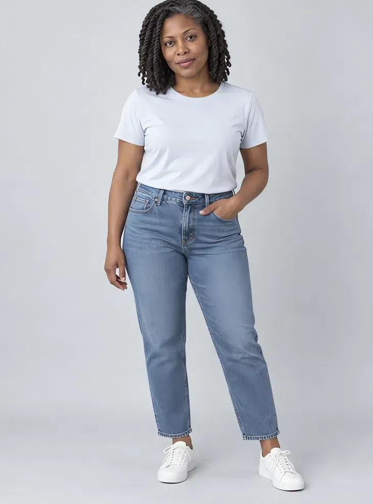 Cloud cotton tee, Cool Summer capsule wardrobe, Deep complexion
