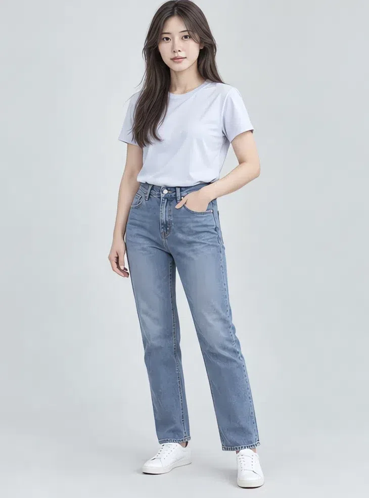 Cloud cotton tee, Cool Summer capsule wardrobe, Medium complexion