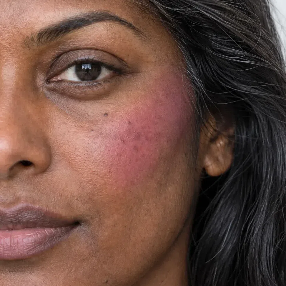 Raspberry mousse blush for Cool Summer