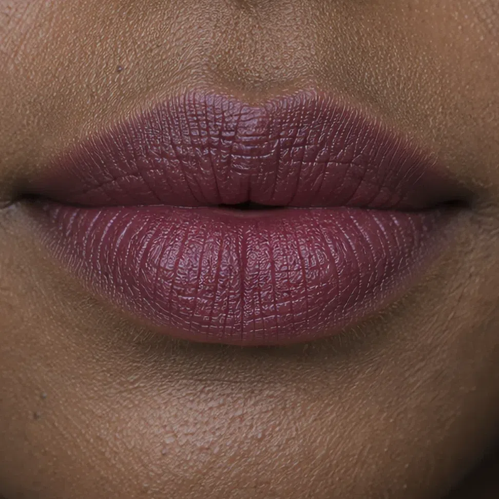 Cool Summer evening lip on a deep complexion