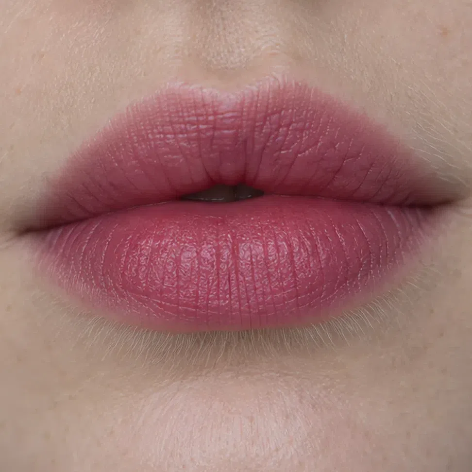 Cool Summer evening lip on a fair complexion