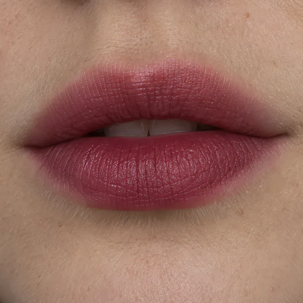 Cool Summer evening lip on a medium complexion