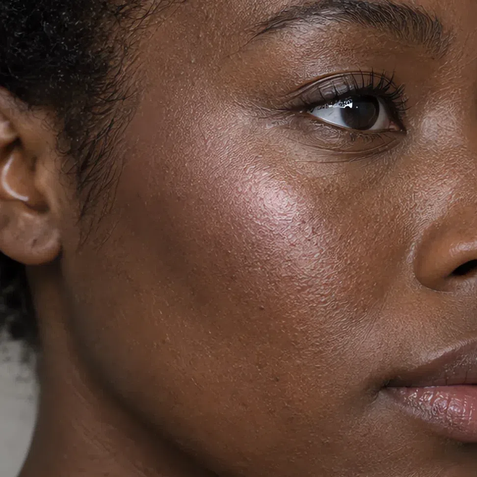 highlighter for Cool Summer, deep complexion