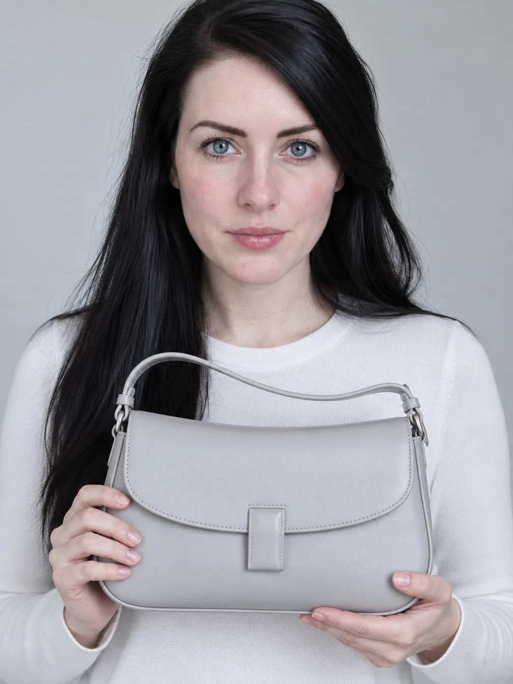 Bag in Cool Winter colors over a recolorable knit