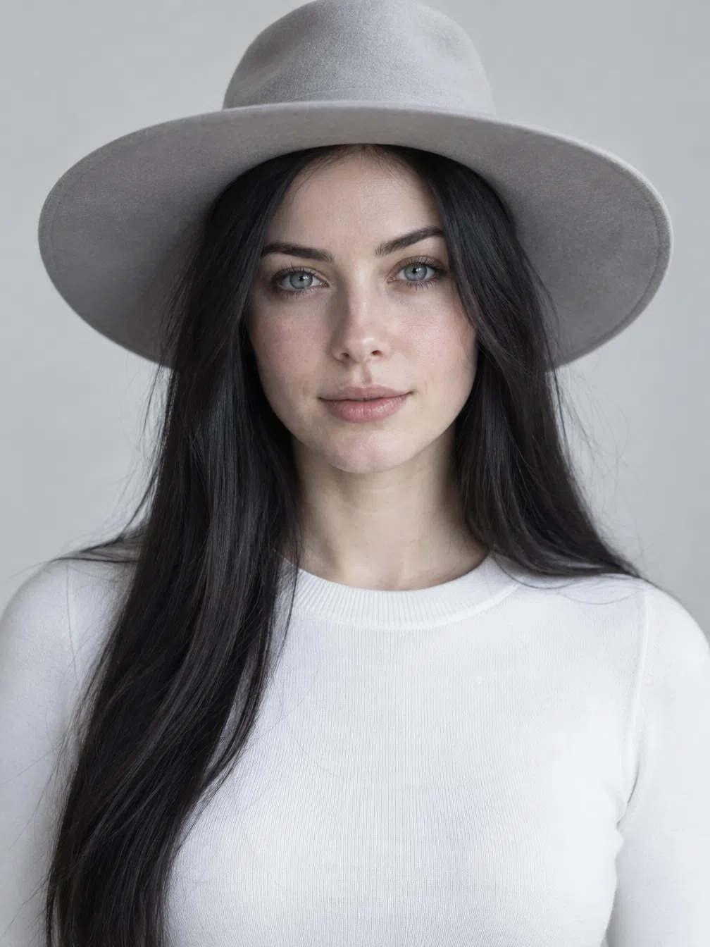 Hat in Cool Winter colors over a recolorable knit