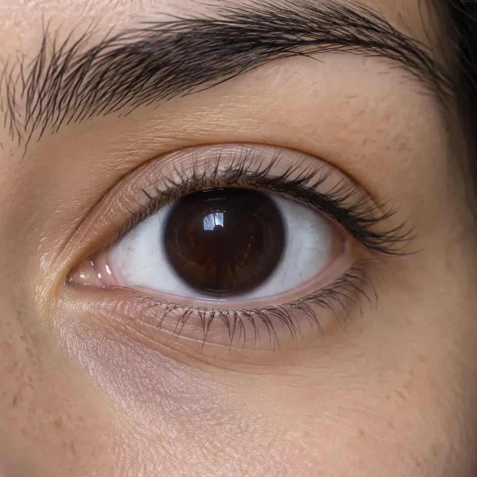 Very dark brown