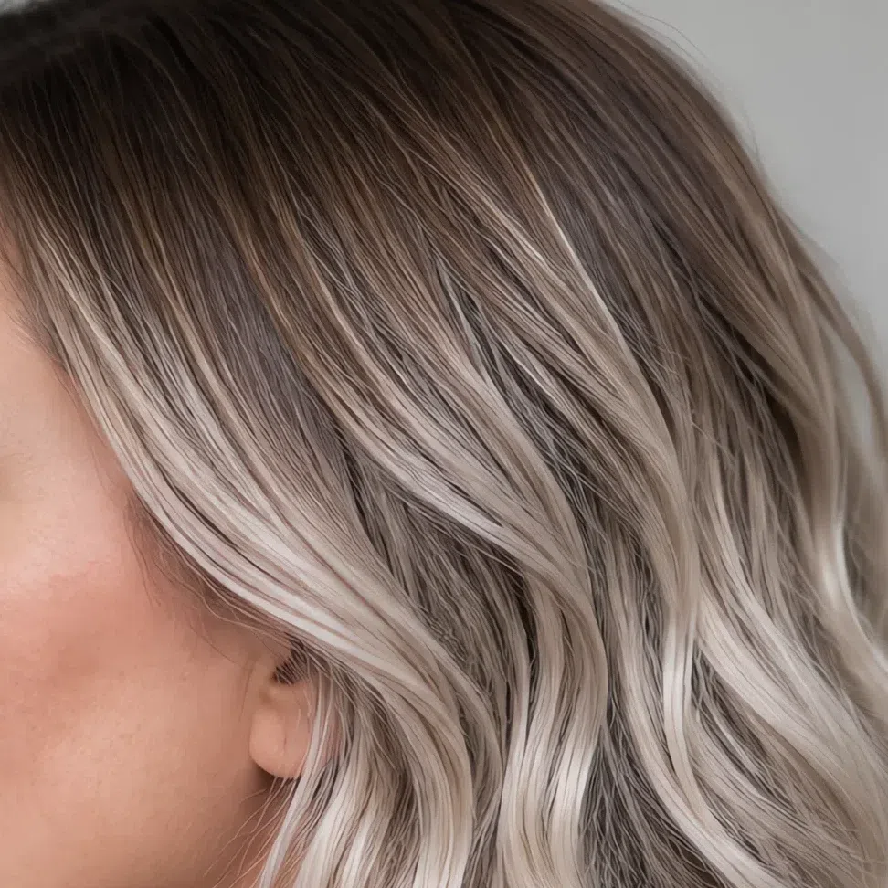 Cool balayage hair color for Light Summer