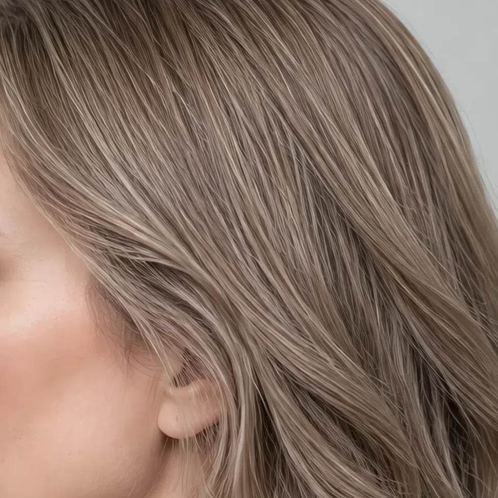 Mushroom blonde hair color for Light Summer