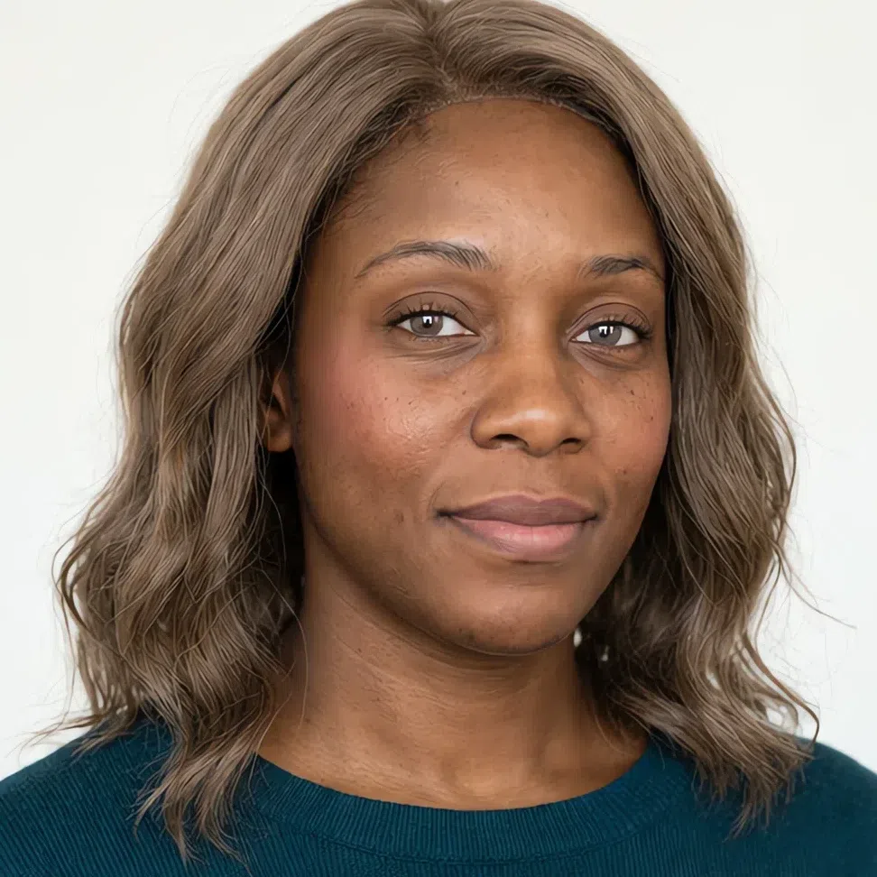 Five minutes Light Summer makeup on a deep complexion