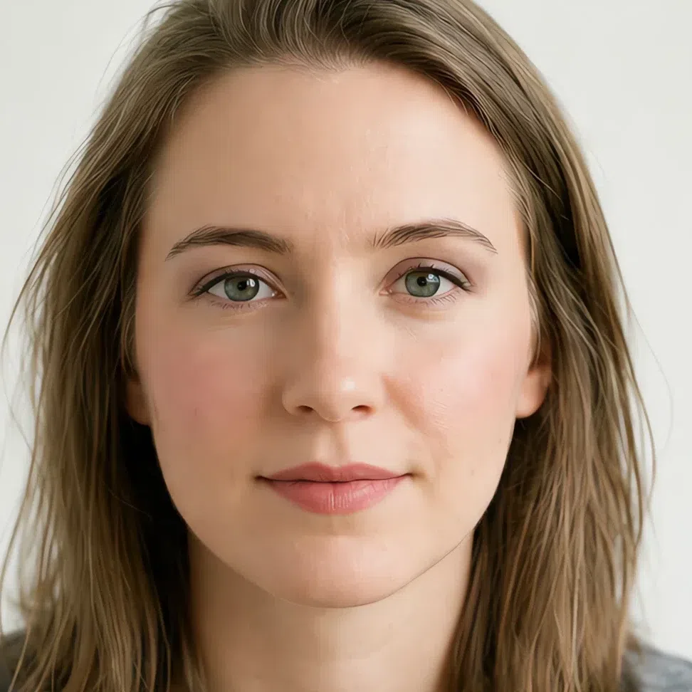 Work Light Summer makeup on a light complexion