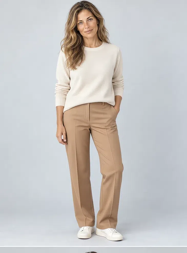 Ivory cashmere sweater, Light Spring capsule wardrobe, Light complexion