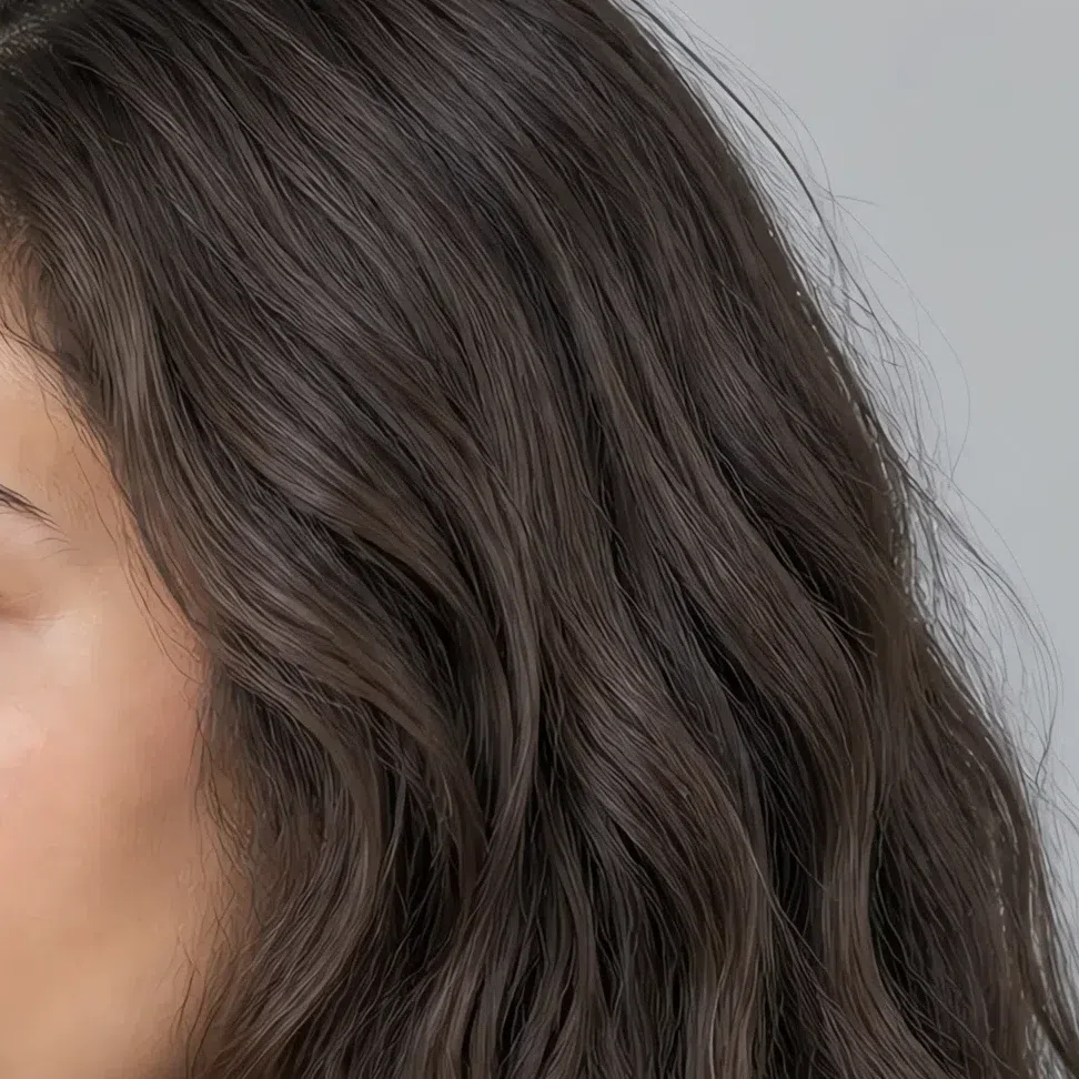 Walnut taupe hair color for Soft Summer