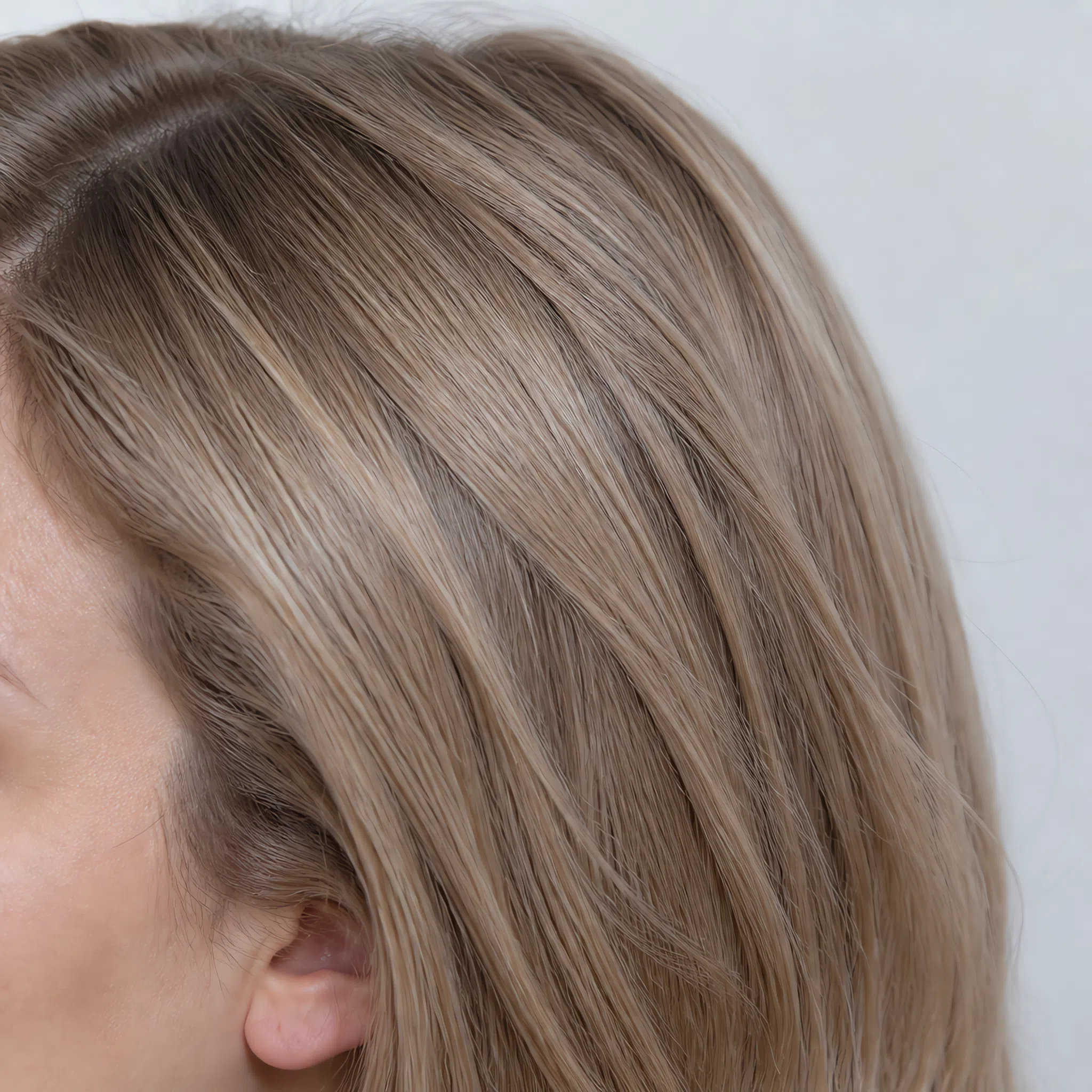 Natural medium blonde hair color for Soft Summer