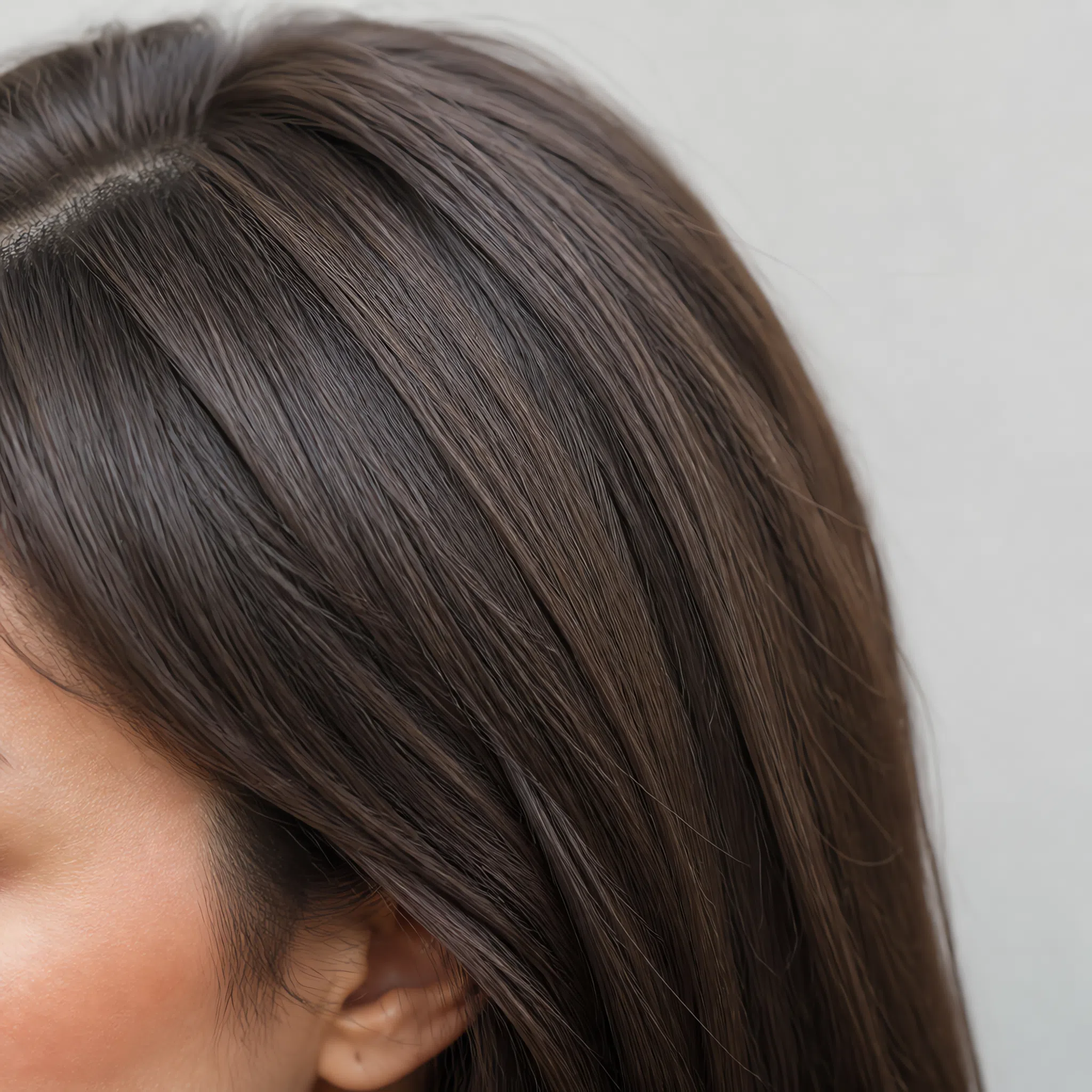 Cool brown hair color for Soft Summer