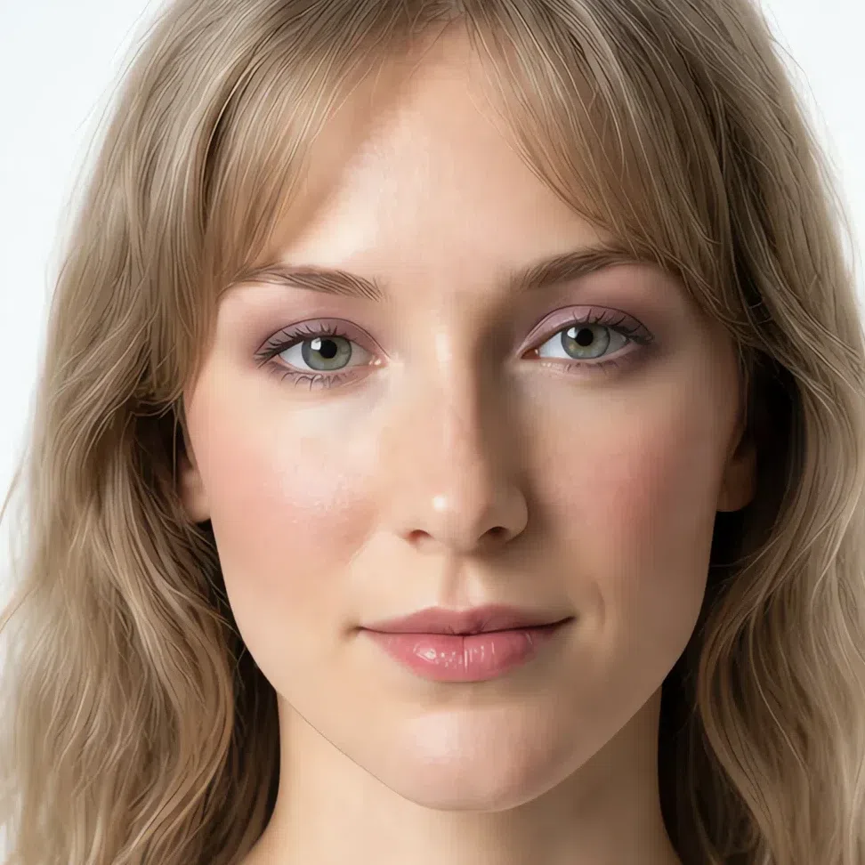 Dinner Soft Summer makeup on a fair complexion