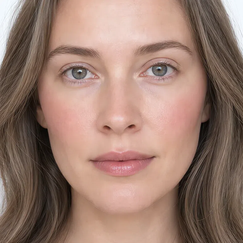 Five minutes Soft Summer makeup on a light complexion