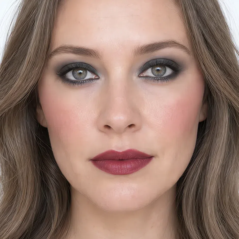Wedding Soft Summer makeup on a light complexion