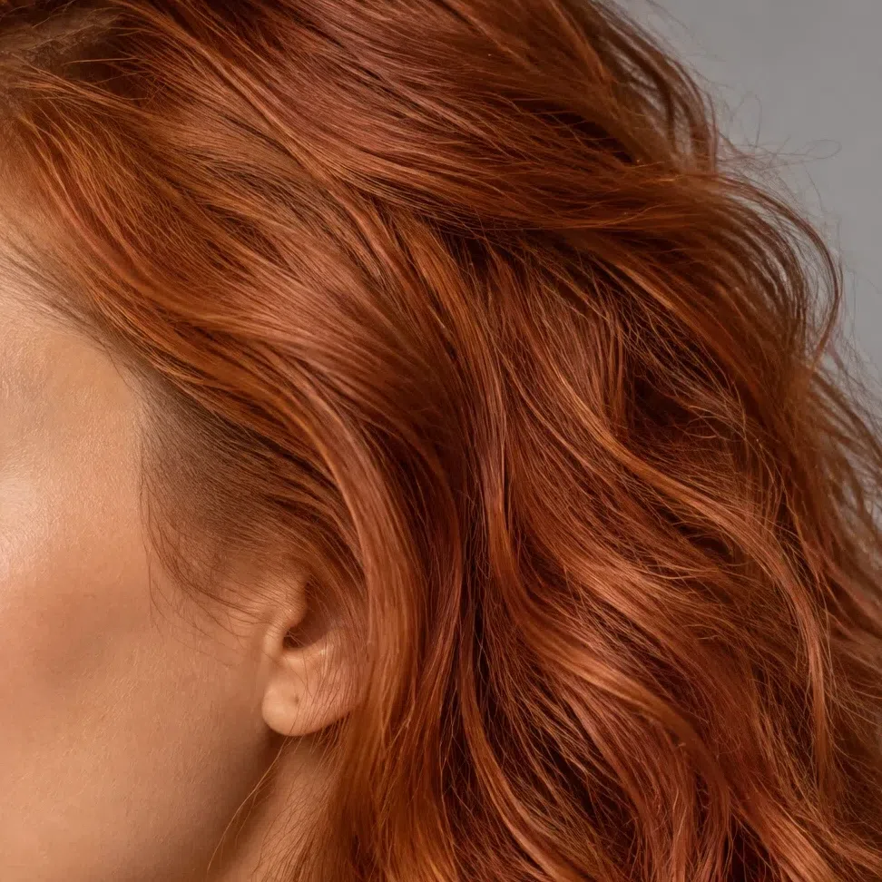 Ginger red hair color for a Warm Autumn, level 6