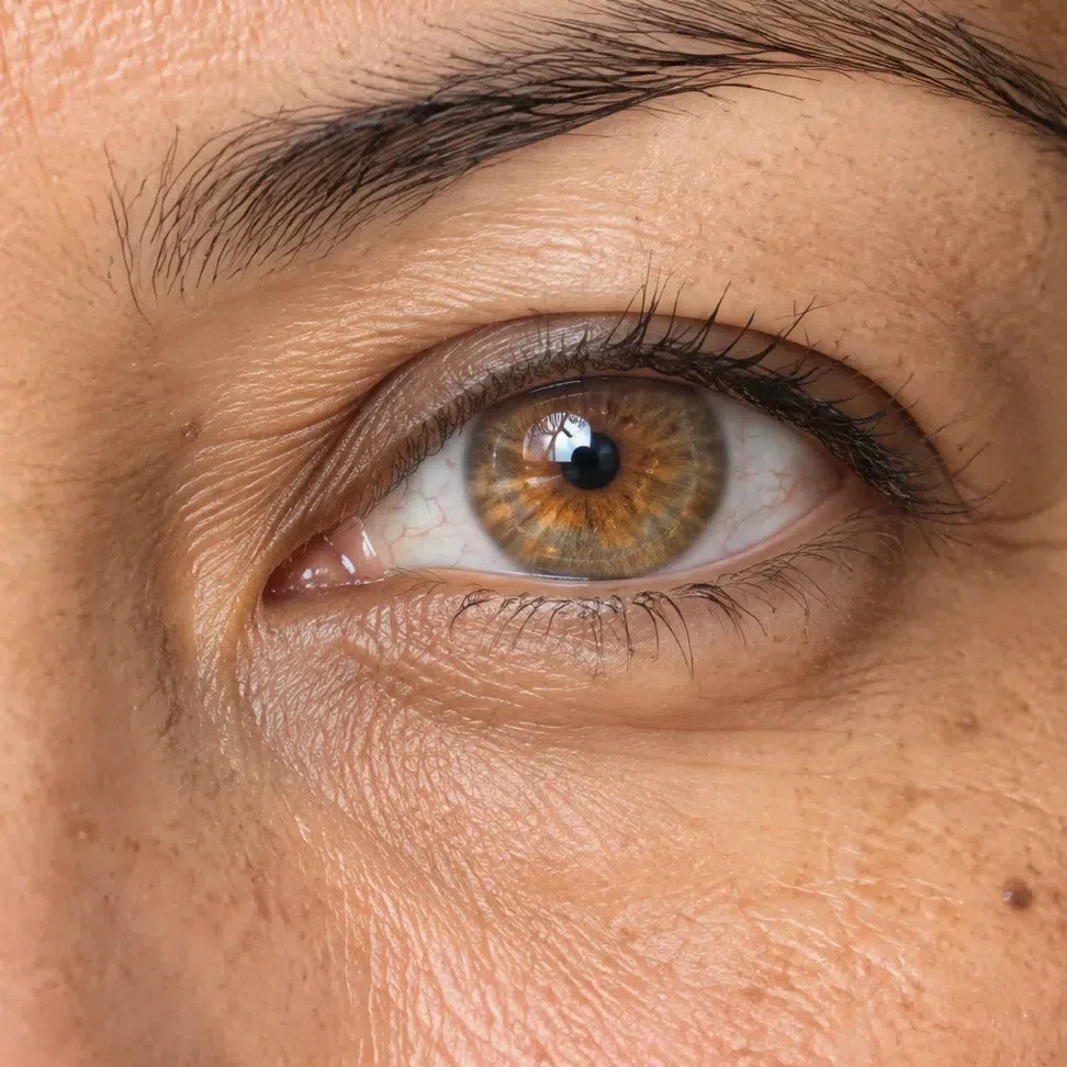 Light hazel with gold
