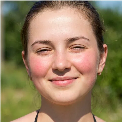 Skin that tans but stays cool-toned
