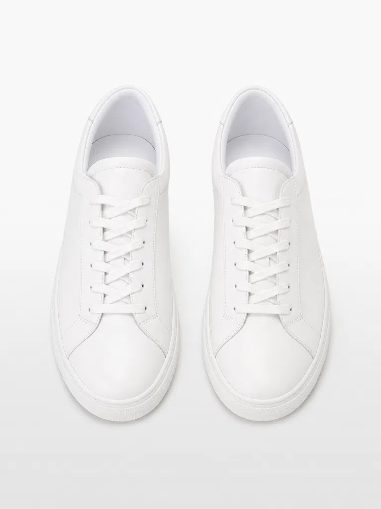 Leather sneakers - capsule wardrobe shoes